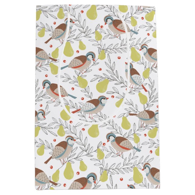 Sacola Para Presentes Média Em uma árvore de pera (Frente)