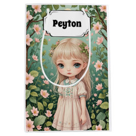 Sacola Para Presentes Média Embraço do Blossom personalizado