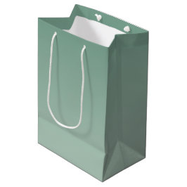 Sacola Para Presentes Média Emerald Green Ombre