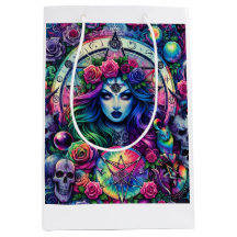 Encapsulamento de deusa de bruxa de Halloween com 