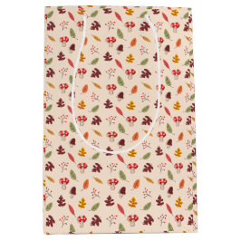 Sacola Para Presentes Média Enchanted Autumn Forest