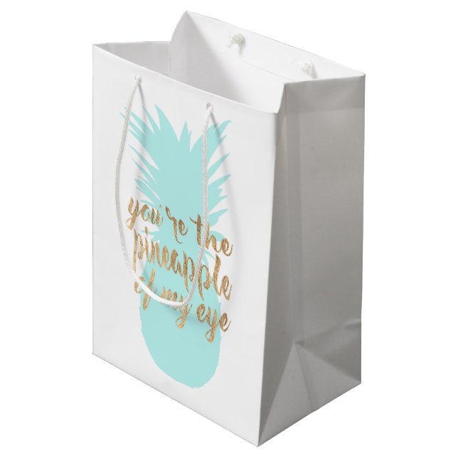 Sacola Para Presentes Média Entre o Vermelho I (Frente inclinada)