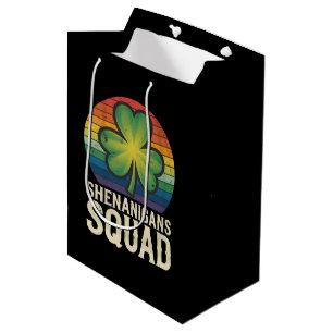 Sacola Para Presentes Média Esquadrão de Travessuras Correspondentes ao Grupo