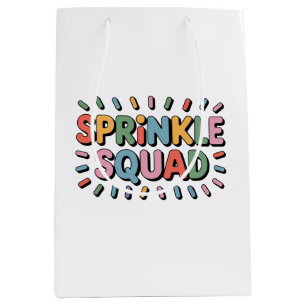 Sacola Para Presentes Média Esquadrão Sprinkle Baby Sprinkle