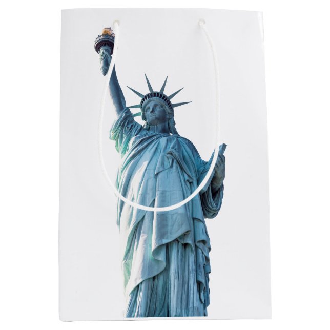 Sacola Para Presentes Média Estátua da liberdade (Frente)