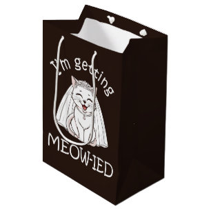 Sacola Para Presentes Média Estou Me Meow-indo!