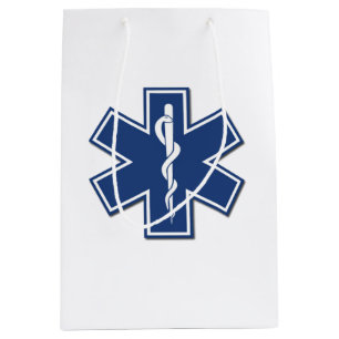 Sacola Para Presentes Média Estrela da Vida EMT