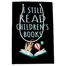 Sacola Para Presentes Média Eu ainda leio livros infantis II