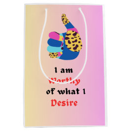 Sacola Para Presentes Média Eu sou digno