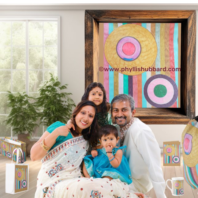 Sacola Para Presentes Média Eu Vejo (Get The Full "I See" Collection At: https://bit.ly/SmartArtZazzle. )