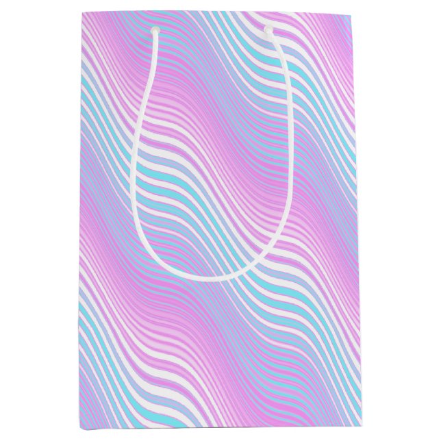 Sacola Para Presentes Média evolução em stripewave: (Frente)