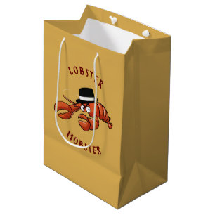 Sacola Para Presentes Média Excelente Gag Gift Lagosta Magosta Gangster Engraç