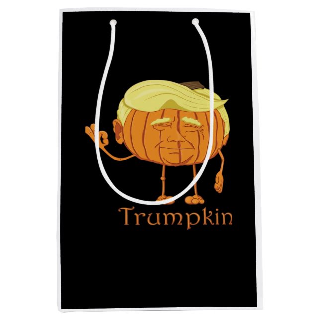 Sacola Para Presentes Média Excelente Trumpkin Perfeito e Clássico (Frente)