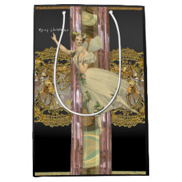 Sacola Para Presentes Média Fairy Lembinder Christmas