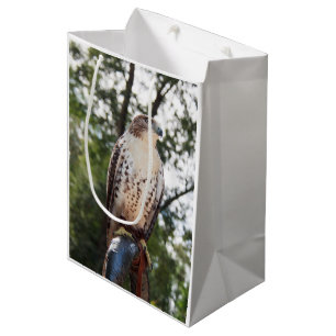 Sacola Para Presentes Média Falcão Vermelho-Atado