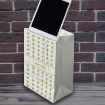 Falso Ouro FleurDeLis sobre Marfim