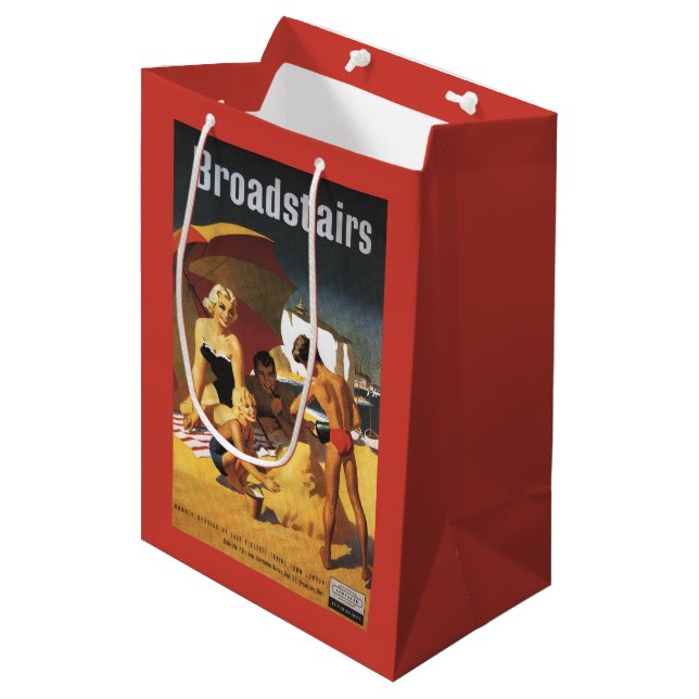 Sacola Para Presentes Média Família britânica do sul das estradas de ferro na (Frente inclinada)