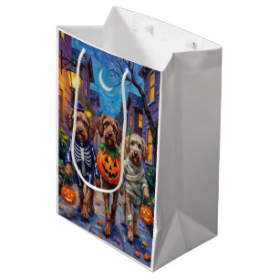 Sacola Para Presentes Média Fantasias de Halloween para Griffon de Pelo Duro