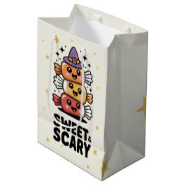 Sacola Para Presentes Média Fantasma Assustadoramente Doce