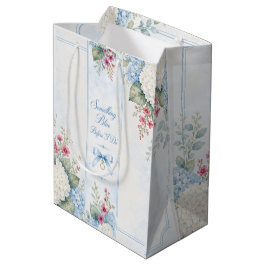 Sacola Para Presentes Média favor de vela para chá de noiva algo azul