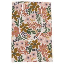 Sacola Para Presentes Média Fazenda Floral 