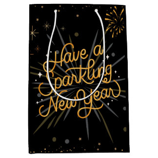 Sacola Para Presentes Média Felicitemos o Ano Novo!