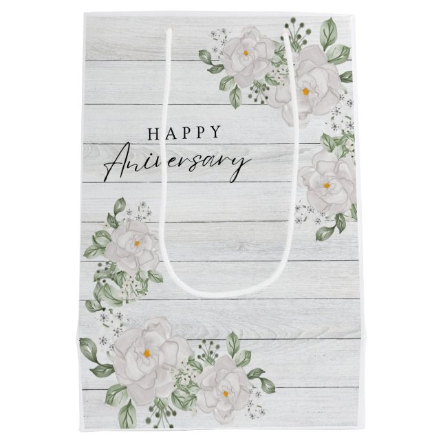 SACOLA PARA PRESENTES MÉDIA FELIZ ANIVERSÁRIO (Verso)