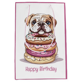 Sacola Para Presentes Média Feliz Aniversário Cogões Ingleses