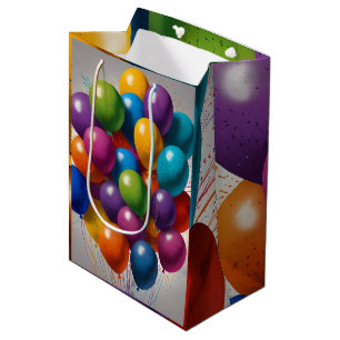 Sacola Para Presentes Média Feliz Convite de Aniversário
