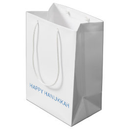 Sacola Para Presentes Média Feliz Hanukkah Typoographic Faith