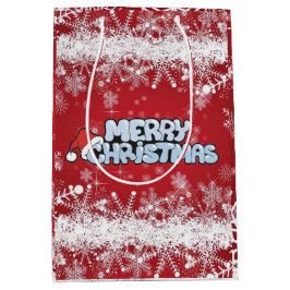 Sacola Para Presentes Média Feliz Natal