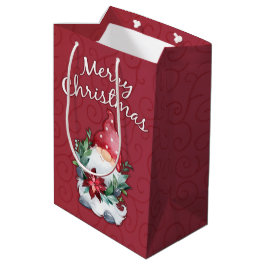 Sacola Para Presentes Média Feliz Natal