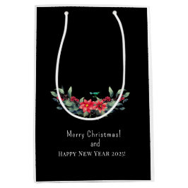 Sacola Para Presentes Média Feliz Natal! Cartão