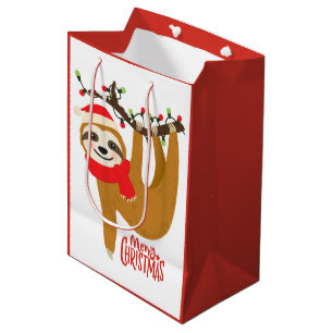 Sacola Para Presentes Média Feliz Natal Feriados