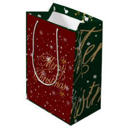 Sacola Para Presentes Média Feliz Natal Moda Festa