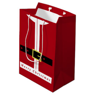 Sacola Para Presentes Média Feliz Natal - Papai Noel