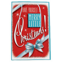 Feliz Pequeno Saco do Presente de Natal - Saco méd