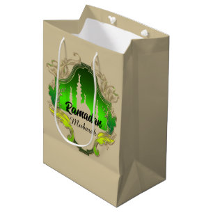 Sacola Para Presentes Média Feliz Ramadan Mubarak Kareem 2024