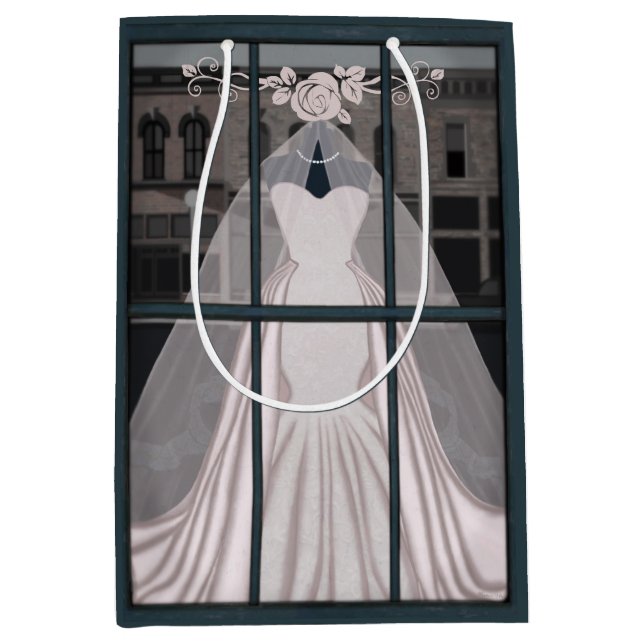 Sacola Para Presentes Média Feliz Sempre Depois (Frente)