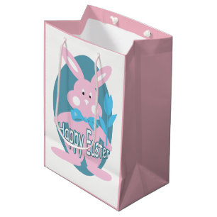 Sacola Para Presentes Média Felz pascoa Bunny MGB