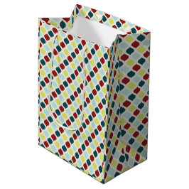 Sacola Para Presentes Média Feriado da Pereira - Bolas Ogee Harlequim