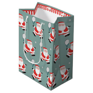 Sacola Para Presentes Média Feriado de Natal tênis