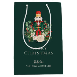 Sacola Para Presentes Média Feriados de Natal Família de Script Nutcracker Per