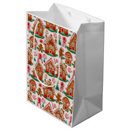 Sacola Para Presentes Média Feriados de Natal para a Needdy House