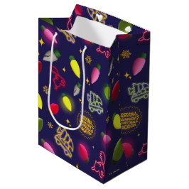 Sacola Para Presentes Média Férias de Natal | Padrão de férias