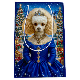 Sacola Para Presentes Média Férias de Poodle