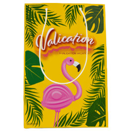 Sacola Para Presentes Média Férias de validação Pinky