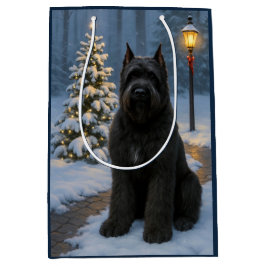 Sacola Para Presentes Média Férias do Bouvier des Flandres