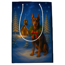 Férias do Doberman Vermelho