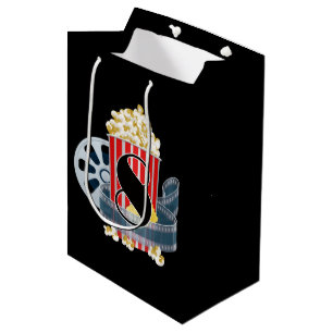 Sacola Para Presentes Média Festa de aniversário de filme Unisex 8º
